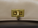 New - Balenciaga Rodeo Handbag Mini in Latte Smooth Calfskin, Aged-Gold Hardware in Boston, MA