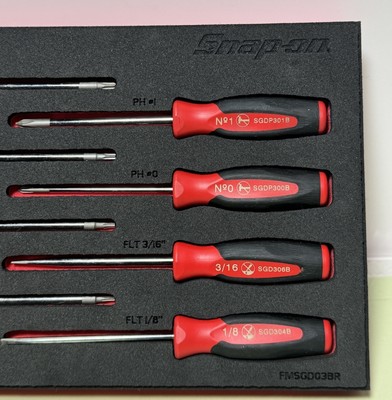 Snap-on SGMINI Soft Grip Mini-Tip Combination Screwdriver -8pc #3