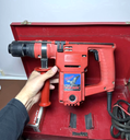 Milwaukee 1" Rotary Hammer Drill Corded 5362-1  Hawk Metal Case used