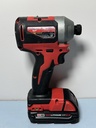 Milwaukee 2850-20 M18 18V Brushless 1/4” Hex Impact Driver w/ 2Ah Battery used