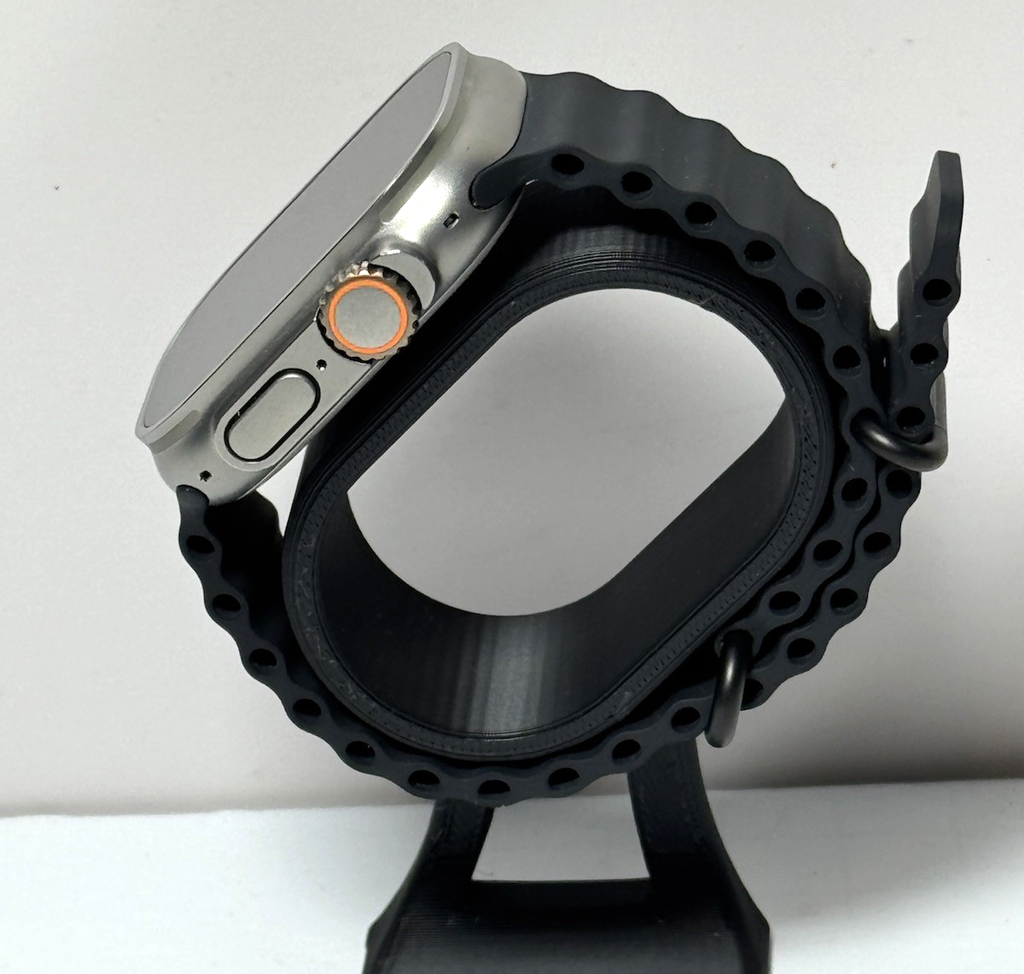 Apple Watch Ultra 2 49mm GPS+Cell Black Titanium Black Band A2986 - Unlocked #3