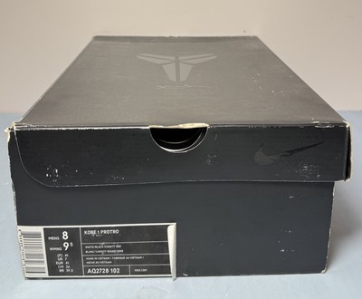 Nike Kobe 1 Protro White Black Red (All-Star) AQ2728-102 US Men's Size 8 #5
