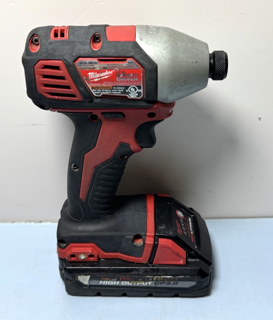 Milwaukee M18 2656-20 18V 1/4in Hex Impact Driver with 3.0 Ah battery #1