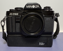 Minolta X-700 Film Camera w/ Power Winder, Sigma 35-135mm Lens, Flash Bundle used