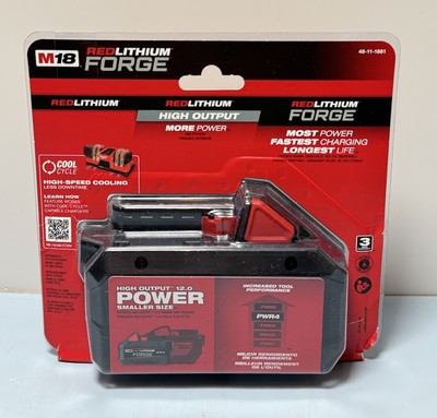 New - Milwaukee Genuine M18 Forge 48-11-1881 8.0 AH Battery 18V Red Lithium #1