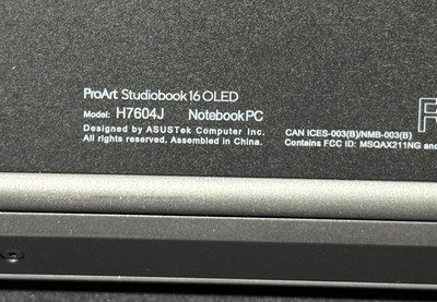 Asus ProArt StudioBook 16 OLED i9-13980HX 32GB RAM 1TB SSD  RTX 4060 - H7604J #7