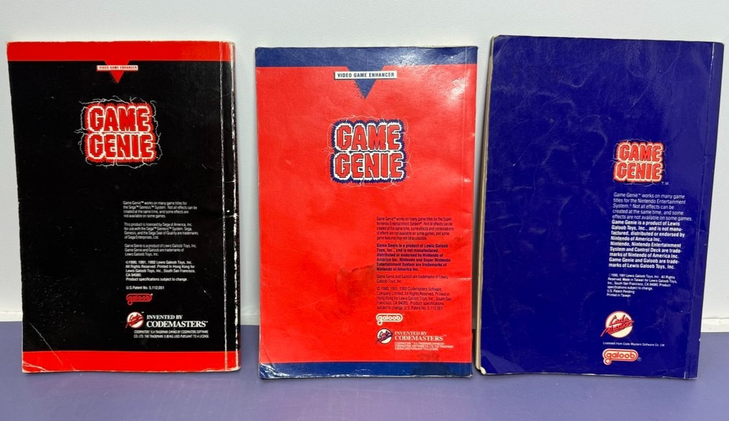 Game Genie Lot NES SNES Sega Genesis – Tested & Working – w/ Official Code Books #8