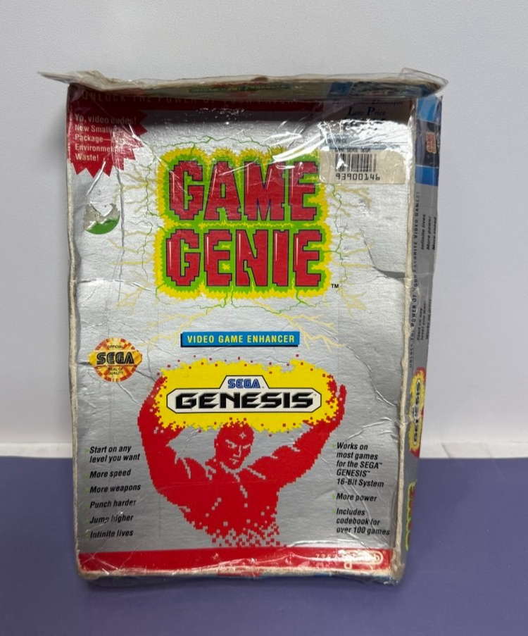 Game Genie Lot NES SNES Sega Genesis – Tested & Working – w/ Official Code Books #9