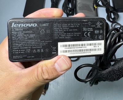 Lot of 6 Laptop Chargers Lenovo & HP 45W/65W/90W/ 150W/230W Tested/Working #1