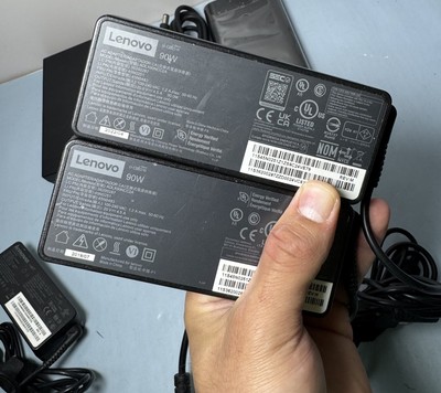 Lot of 6 Laptop Chargers Lenovo & HP 45W/65W/90W/ 150W/230W Tested/Working #2