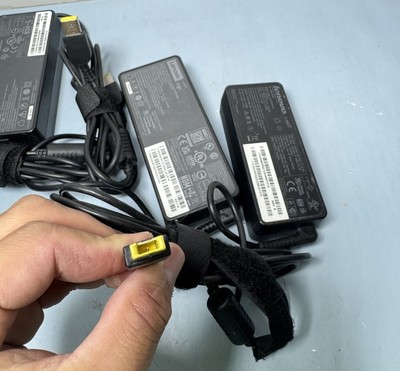 Lot of 6 Laptop Chargers Lenovo & HP 45W/65W/90W/ 150W/230W Tested/Working #8