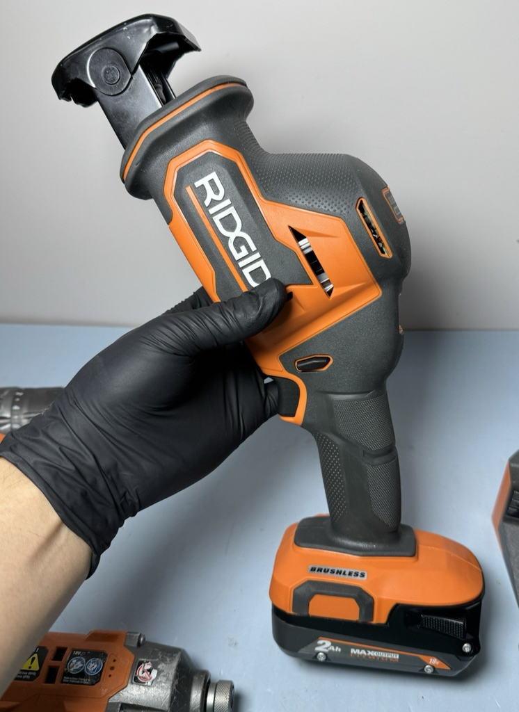Ridgid Tool Set R86115 Drill R862311 Impact R8648  Saw, 2x 2.0 Ah Batt+charger #6