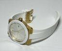 MOVADO BOLD FUSION  TWO TONE GOLD WHITE SILICONE MENS WATCH - 42MM with delivery