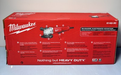 Milwaukee Tool 6142-30 11 Amp Corded 4-1/2" Small Angle Grinder W/Lock-On #1
