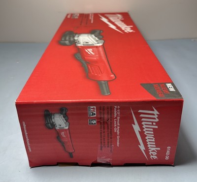 Milwaukee Tool 6142-30 11 Amp Corded 4-1/2" Small Angle Grinder W/Lock-On #2