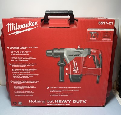 Milwaukee 5517-21 120V 1-9/16" SDS Max AVS Corded Rotary Hammer, #1