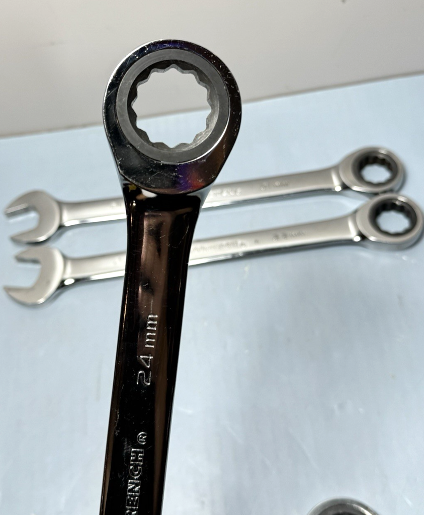 GearWrench 4pc Ratchet Wrench Set -4pc. - 21mm, 22mm, 24mm, 25mm #3