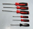 Lot of 8 Snap-on Screwdrivers SGDP, SGD, ASG, TRI Series Phillips&Flat USA Made used