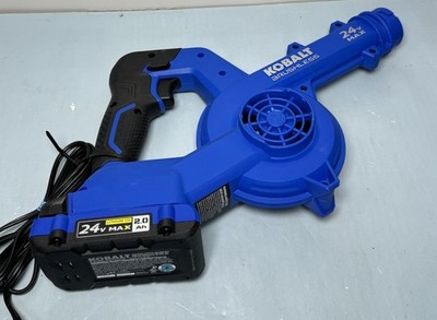 Kobalt 24V Compact Jobsite Blower KJB 124B-03 w battery and charger #1