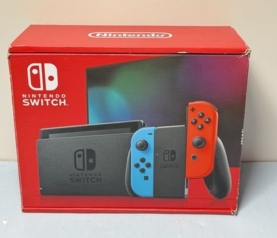 Nintendo Switch Console Bundle Neon Joy-Con + Animal Crossing + Charger & Dock #5