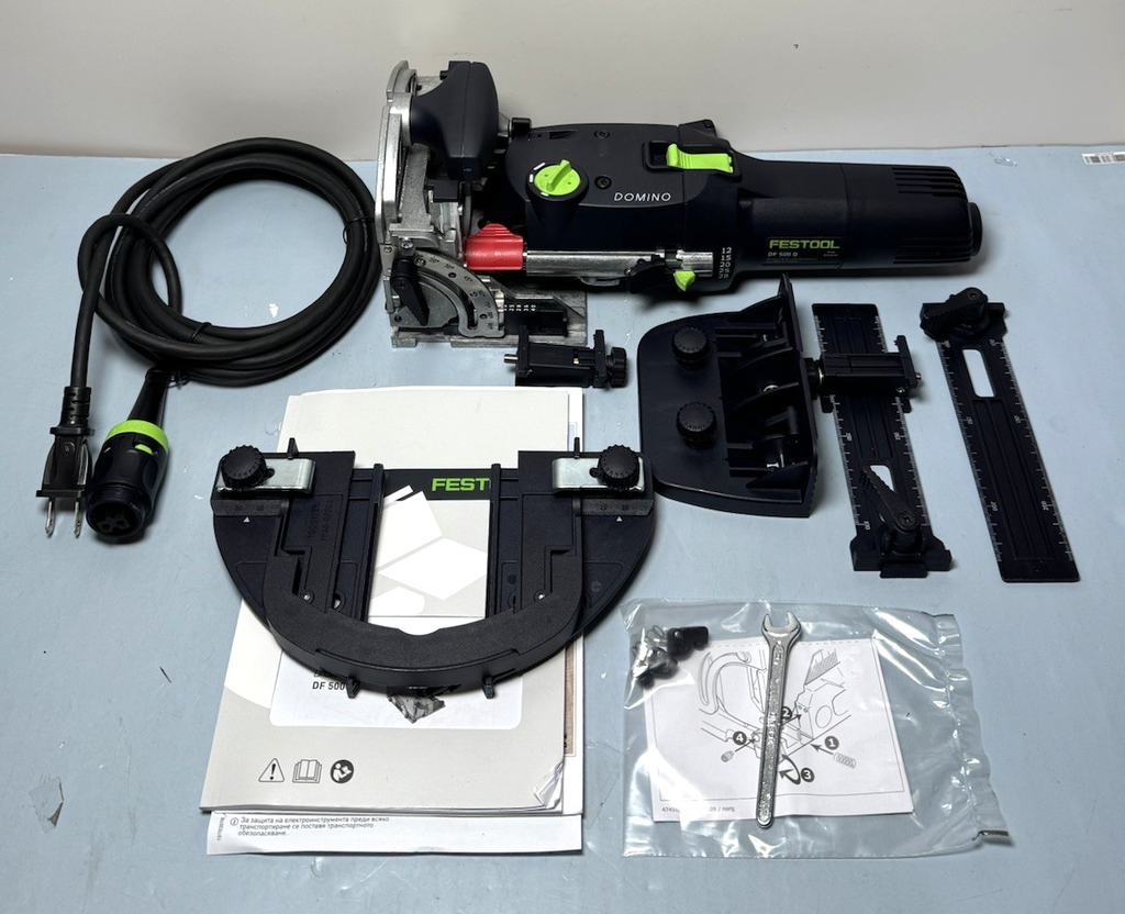 Festool Domino DF 500 Q Joiner Set with Systainer Case Kit-Excellent #1