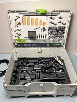 Festool Domino DF 500 Q Joiner Set with Systainer Case Kit-Excellent #2