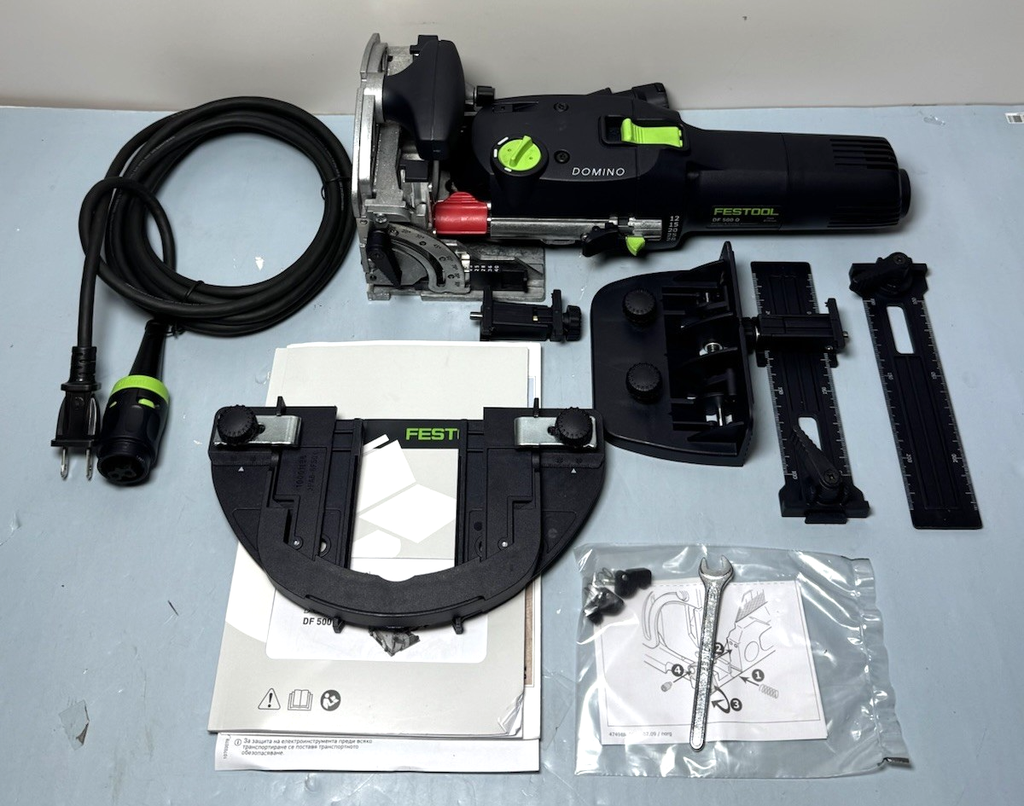 Festool Domino DF 500 Q Joiner Set with Systainer Case Kit-Excellent #3