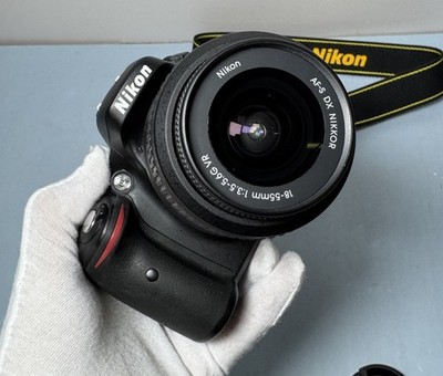 Nikon D5200 24.1MP Digital Camera 18-55mm & 55-200mm Lens Battery Charger, Bag #1