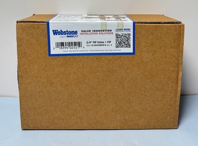 Webstone 3/4 in. EXP Ultra-Compact Tankless Water Heater Service Valve Kit-New #1