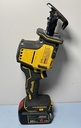 DEWALT Atomic 20V Cordless Reciprocating Saw DCS369 w aftermarket battery 6.0 Ah used