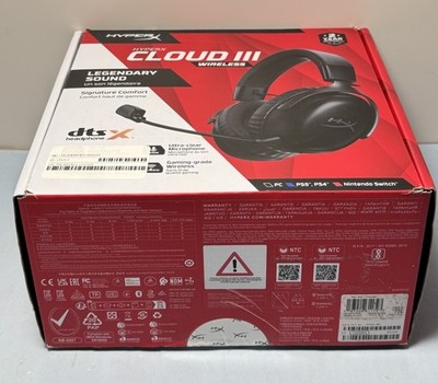 HyperX Cloud III Wireless – Gaming Headset for PC, PS5, PS4 (Black) #4