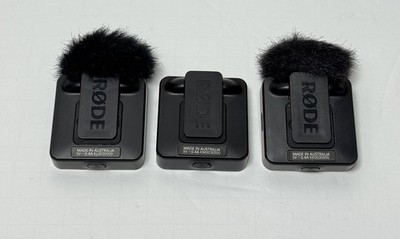 RODE Wireless GO II Gen 3 Dual Mic System 2 TX + 1 RX +Boom Mount -Mint #6