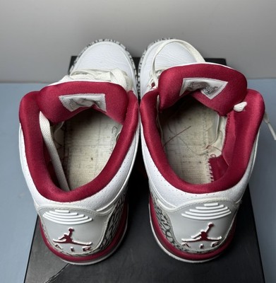 Air Jordan 3 Retro GS 'Cardinal Red' GS 398614-126 Size 7Y  - *Missing Insoles* #6