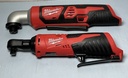 Milwaukee M12 Tool Set 2457-20 Ratchet, 2467-20 Impact, 48-59-2440 XC4.0  Kit buy