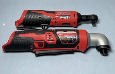 Milwaukee M12 Tool Set 2457-20 Ratchet, 2467-20 Impact, 48-59-2440 XC4.0  Kit #3