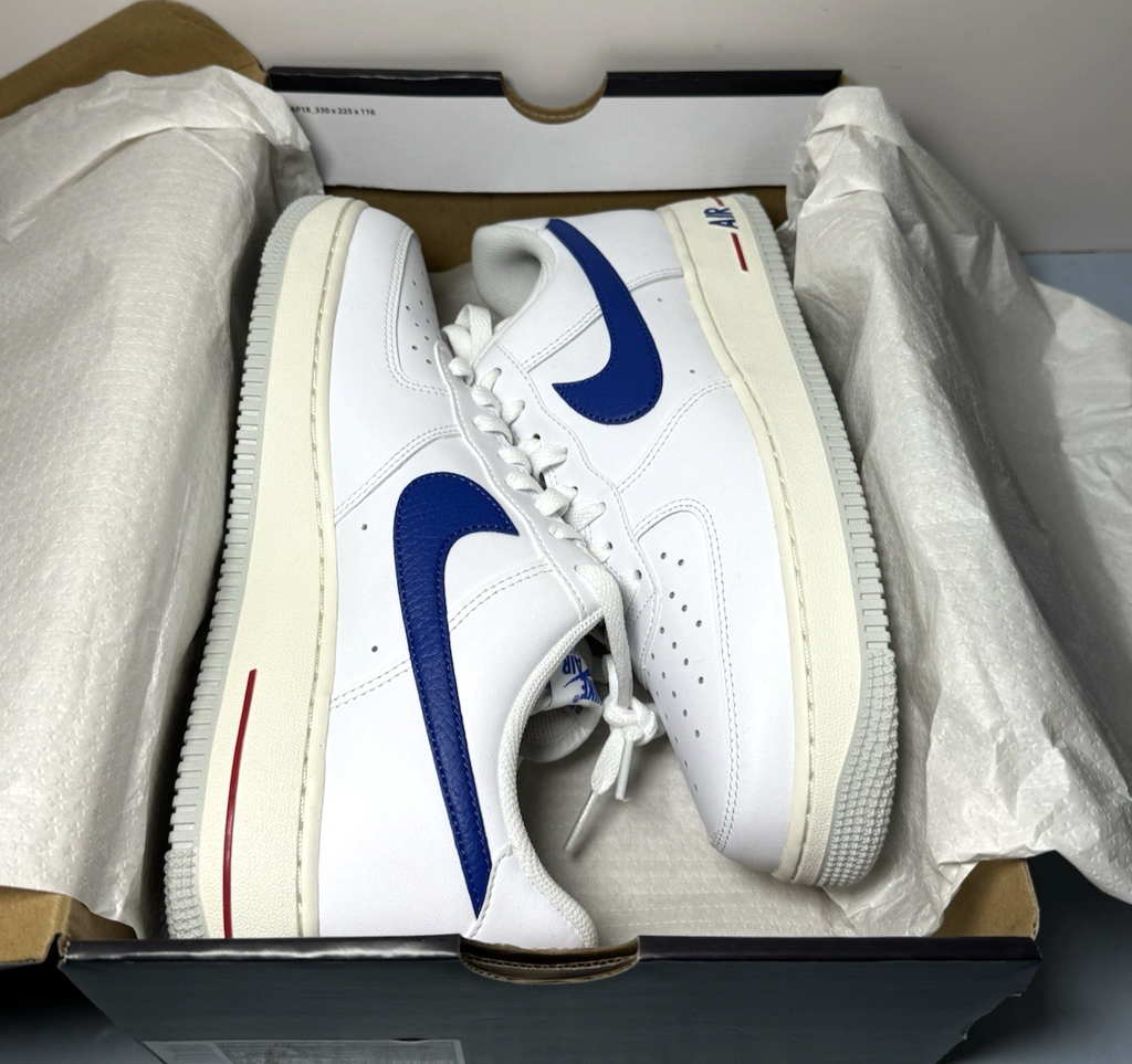 Nike Air Force 1 '07 Low USA White Game Royal DX2660-100 US MEN'S SIZE 9 - New #5