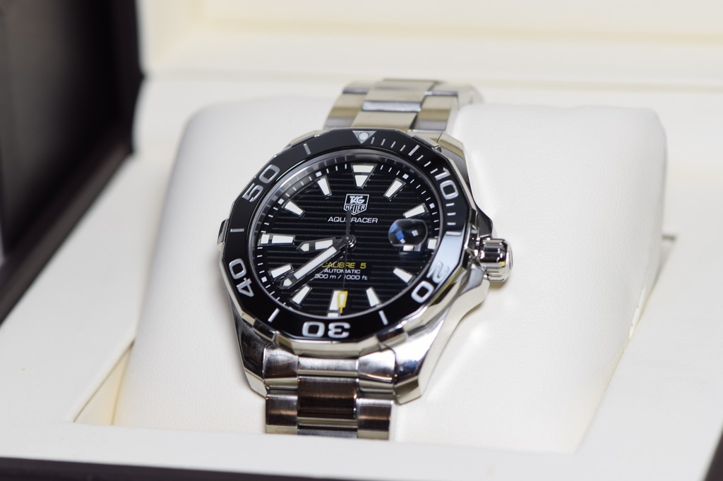 TAG Heuer Aquaracer Calibre 5 WAY211A.BA0928 Black Dial Automatic Men's Watch #3