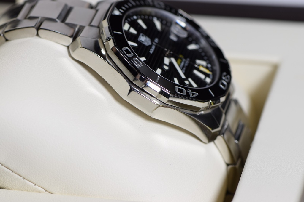 TAG Heuer Aquaracer Calibre 5 WAY211A.BA0928 Black Dial Automatic Men's Watch #4