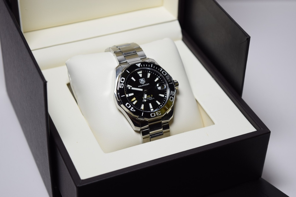 TAG Heuer Aquaracer Calibre 5 WAY211A.BA0928 Black Dial Automatic Men's Watch #6