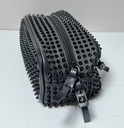 Christian Louboutin Blaster Pouch Calf leather and spikes -Black used