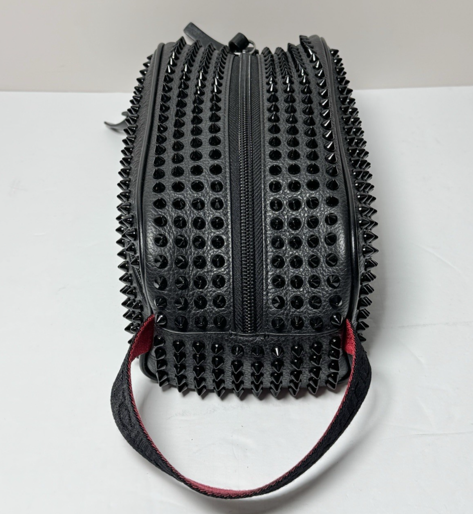 Christian Louboutin Blaster Pouch Calf leather and spikes -Black #3