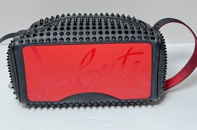 Christian Louboutin Blaster Pouch Calf leather and spikes -Black #4