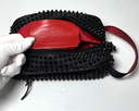 Christian Louboutin Blaster Pouch Calf leather and spikes -Black in Boston, MA