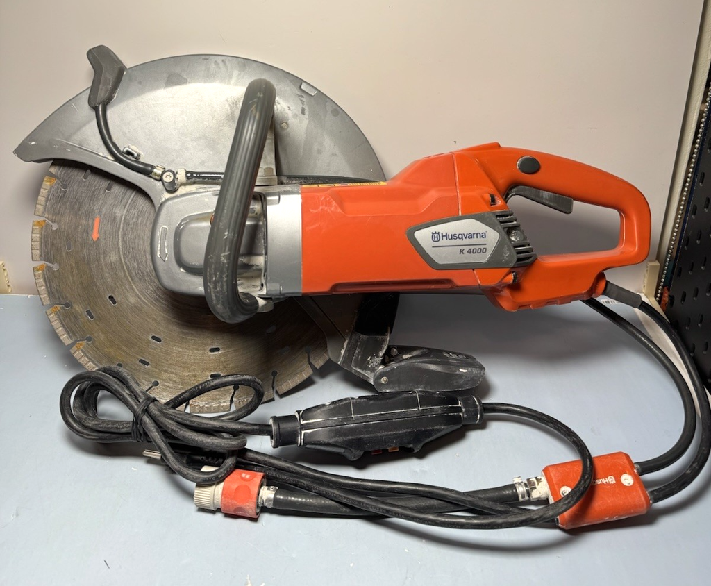 Husqvarna K4000 Wet Electric Cut Off Saw Power Cutter #1