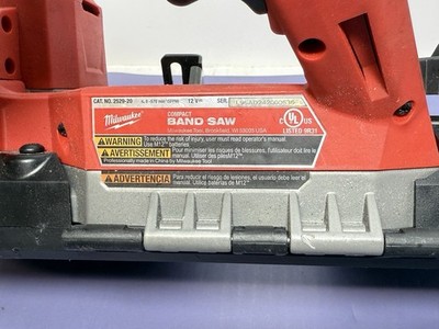 Milwaukee M12 FUEL 2529-20 BAND SAW Tested Preowned Tool Only #2