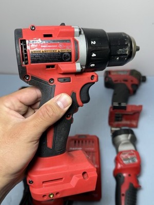 Milwaukee M18 Cordless- Drill, Imp Driver, Hydraulic Driver, Light, Charger,Batt #2