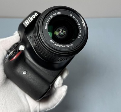 Nikon D3300 Black w/ Nikkor AF-S 18-55mm VR DX Lens *16612 Shutter Count #1