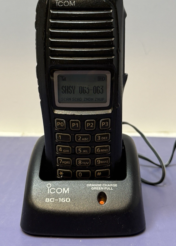 Preowned Icom IC-F3261DT UHF Radio + Charger, PSU, Battery – Tested, Working #5