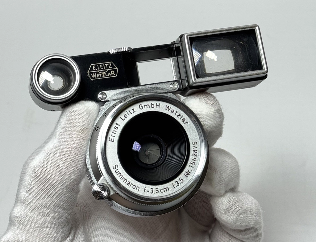 Leitz Wetzlar Summaron 35mm f/3.5 Lens +Leitz 35mm Viewfinder M39 LTM Mount #1
