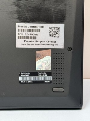 Lenovo ThinkPad X1 Carbon Gen 11 i7-1355U 1.7GHz 32GB RAM 1TB SSD #5